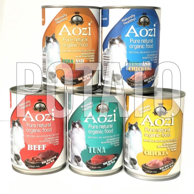 AOZI WET CAT FOOD 430g | Shopee Philippines