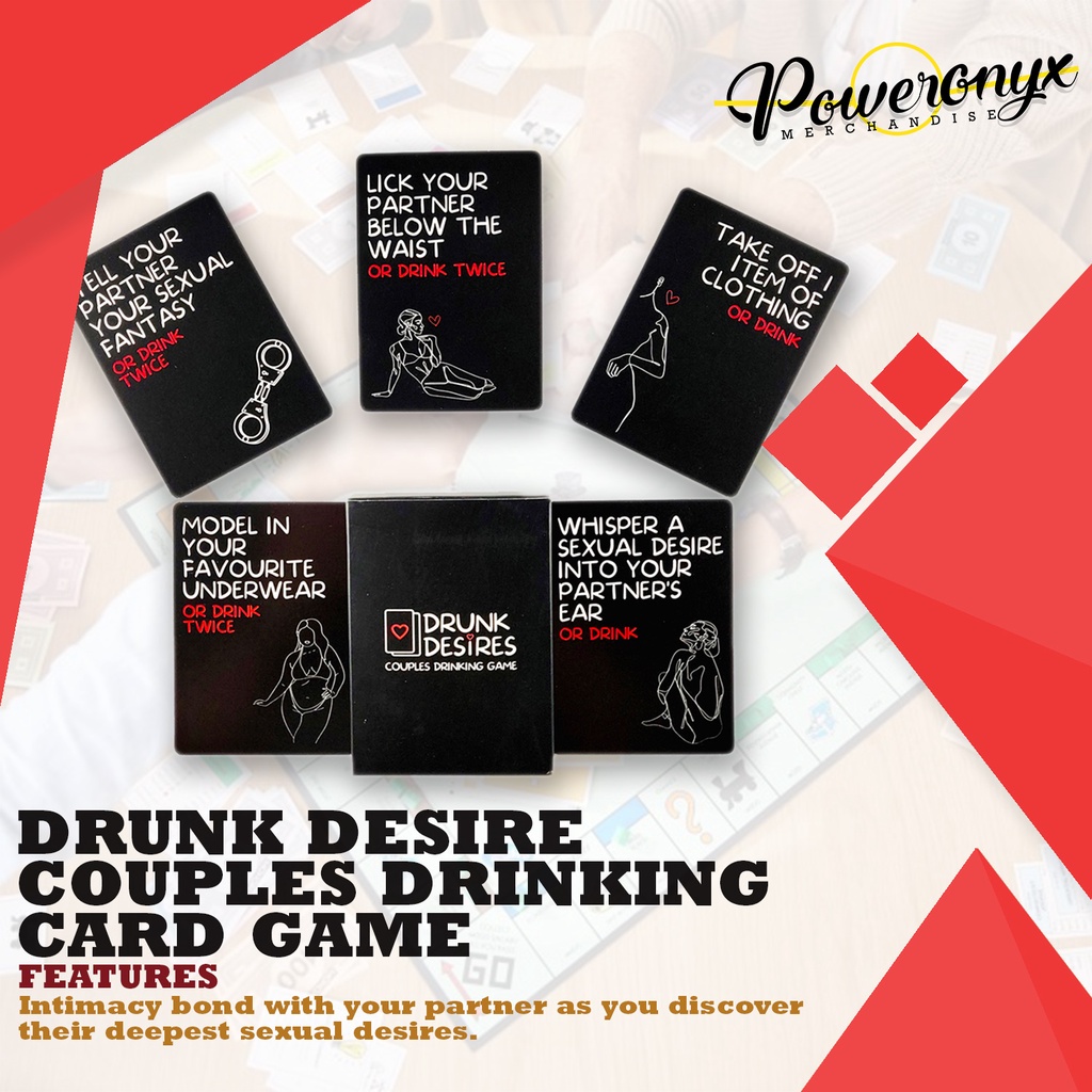 🇵🇭 Drunk Desires Couples Drinking Card Game 🇵🇭 | Shopee Philippines