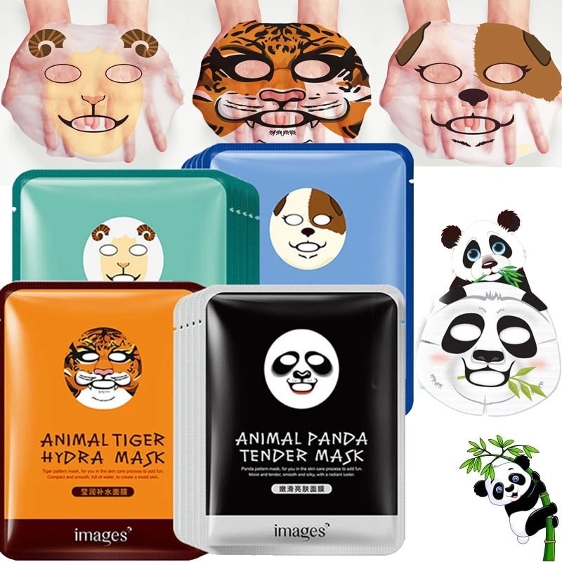 Sheep Sheet Mask Animal Face Mask Moisturizing Korea Mask Oil Control  Whitening Brighten Skin Mask Korean Cosmetics | Shopee Philippines