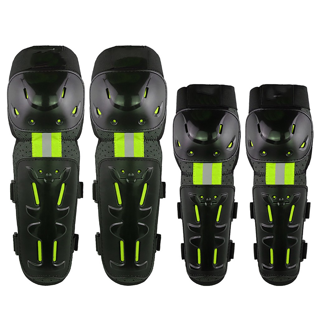 Motorcycle knee pads Pvc Elbow And Knee gear Safety fluorescent strip