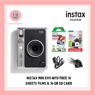 Fujifilm Instax Mini Evo with free 10s films and SD card