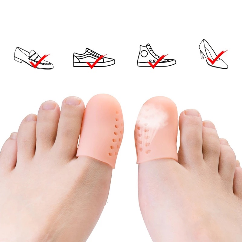 New Material Gel Toe Caps with Holes / Breathable Toe Protector Sleeves