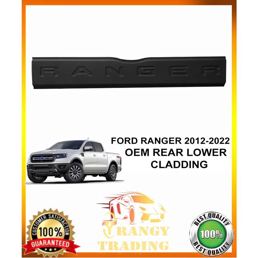 Ford Ranger ( XLT XLS FX4 ) 2012 to 2022 Rear Lower Cladding Rear Guard ...