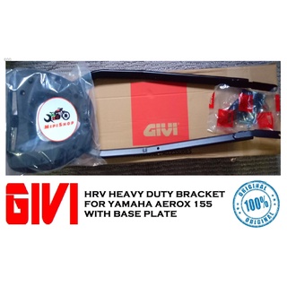 GIVI HRV Heavy Duty Bracket for Yamaha Aerox 155 with Base Plate and Screw Set