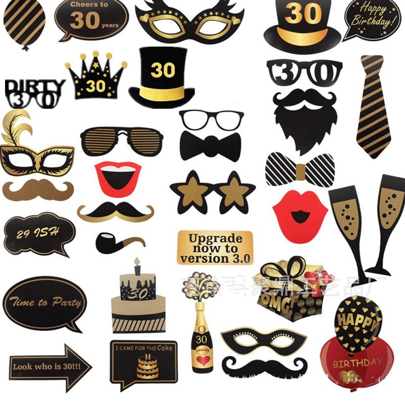 party photo booth props