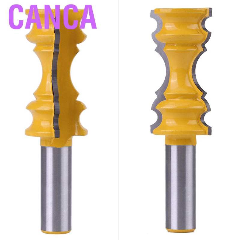 Canca 1 2 Carbide Blade Shank Large Elaborate Chair Rail Molding Router Bit For Woodworking Tool Shopee Philippines