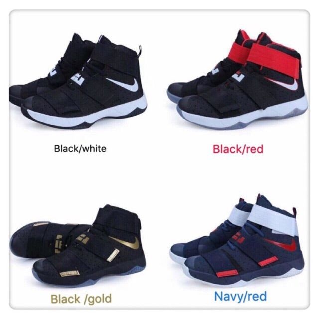 lebron soldier 10 red and black