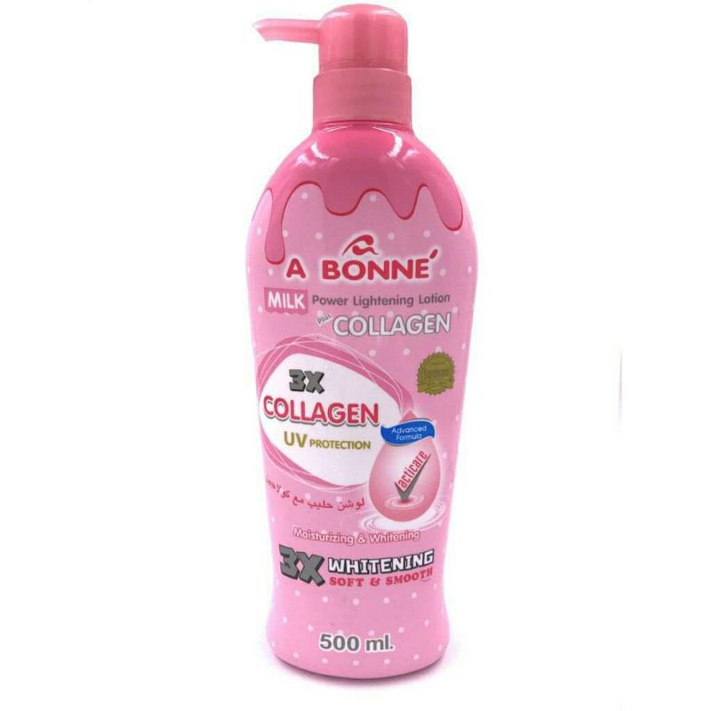 Original A Bonne Milk Lotion 3x Whitening 500ml Shopee Philippines
