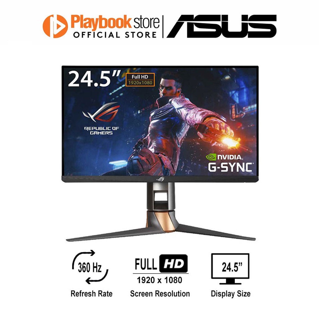 ASUS Rog Swift Pg259Qn 24.5" 1920X1080 360Hz Gaming Monitor NonGlare