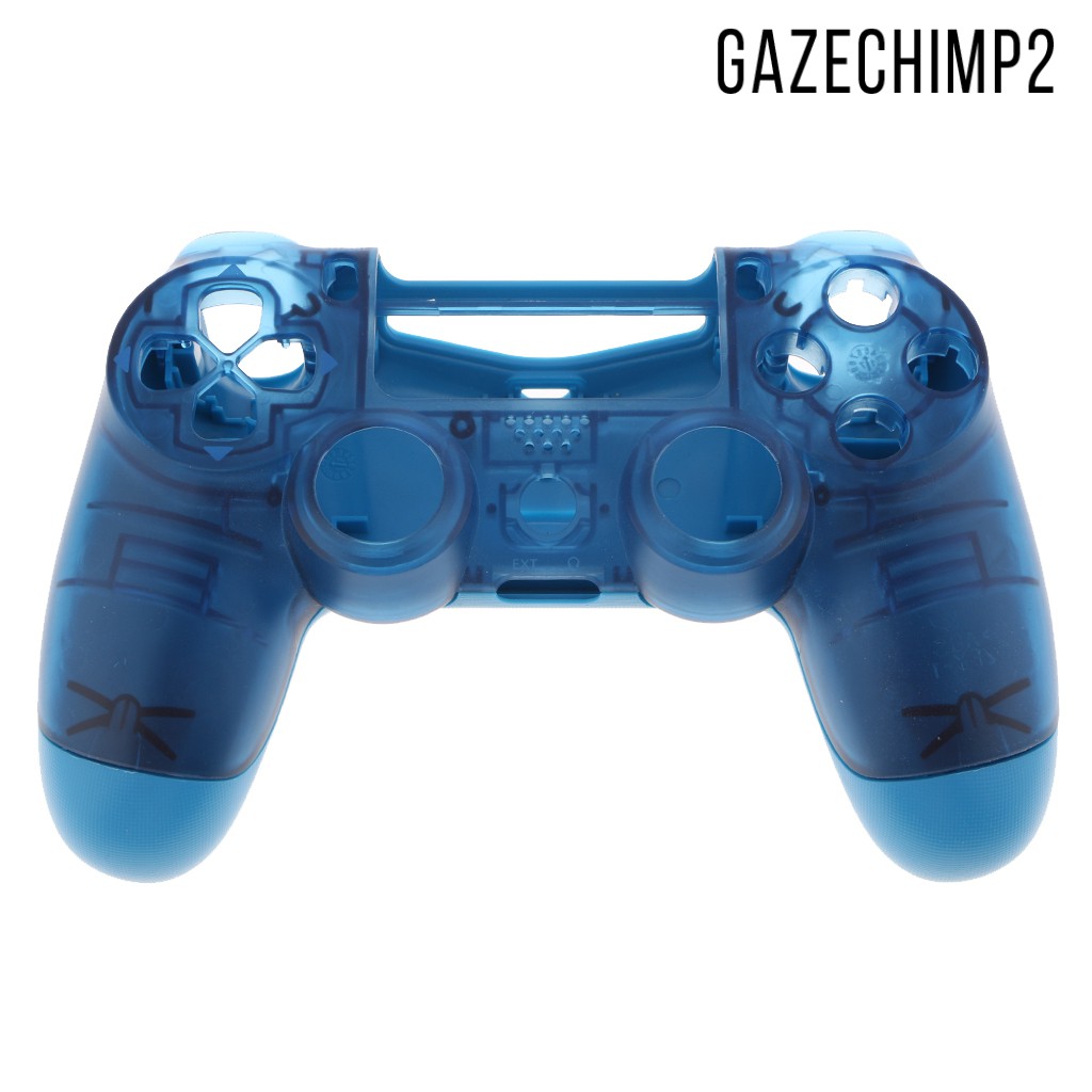 transparent blue ps4 controller