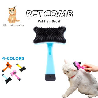 Dog Cat Hair Removal Comb Brush Plastic Pet Grooming Products Brushes Accessories Cleaning Combs