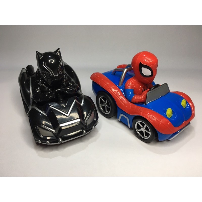 Marvel mini toy car spider man and black panther | Shopee Philippines