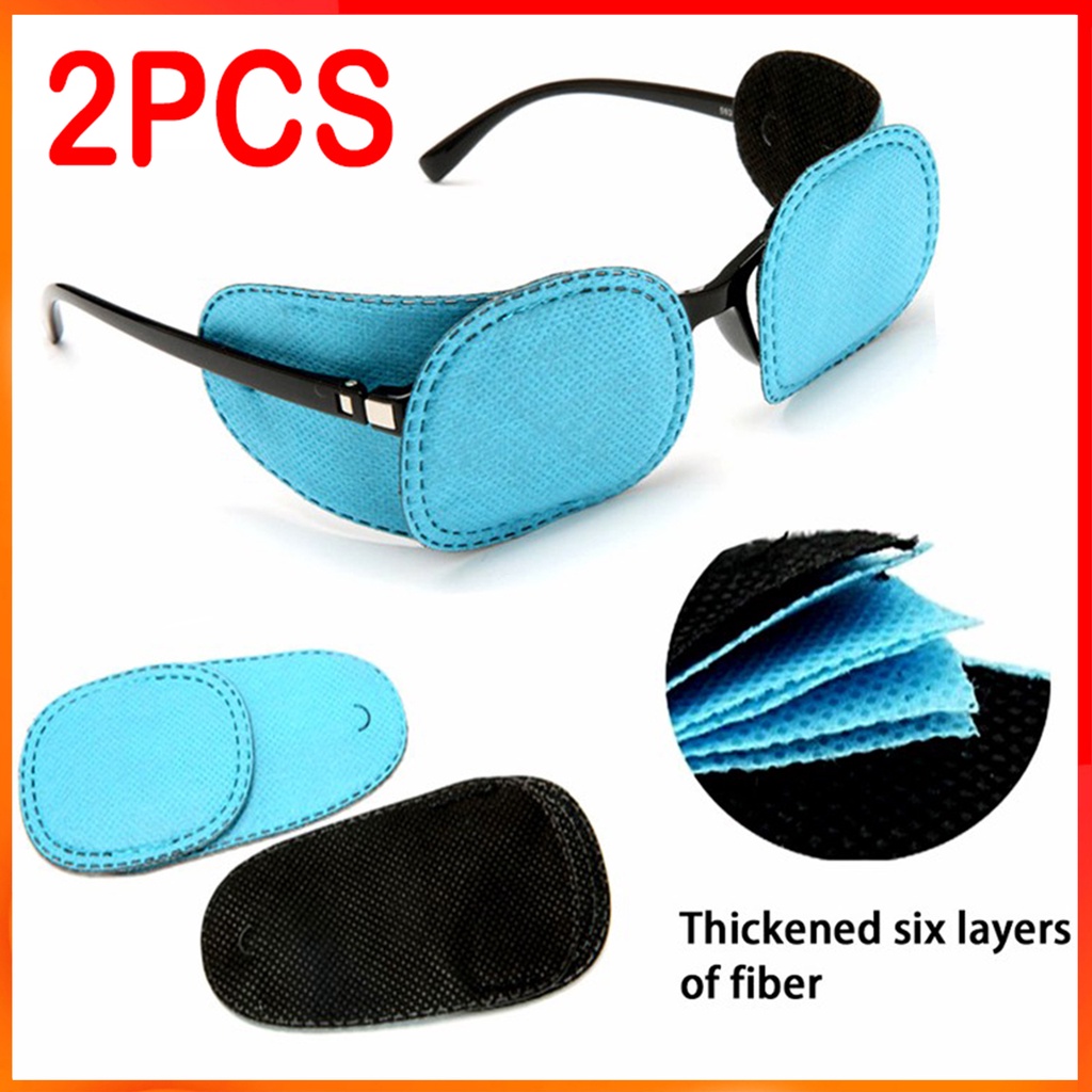 2Pcs Amblyopia Eye Patch Reusable Children Occlusion Lazy Eye Patch