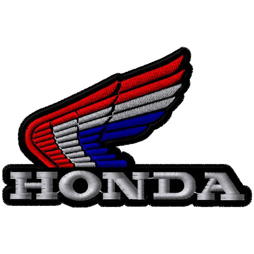 Honda Vintage Logo Sew On Decorative Embroidered Fabric Patch For Sewing On Garments Shopee Philippines