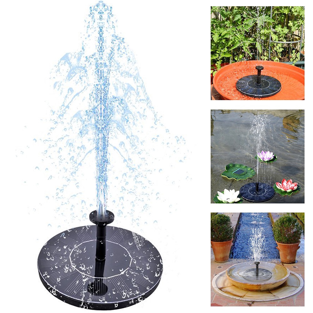 floating pool fountain solar