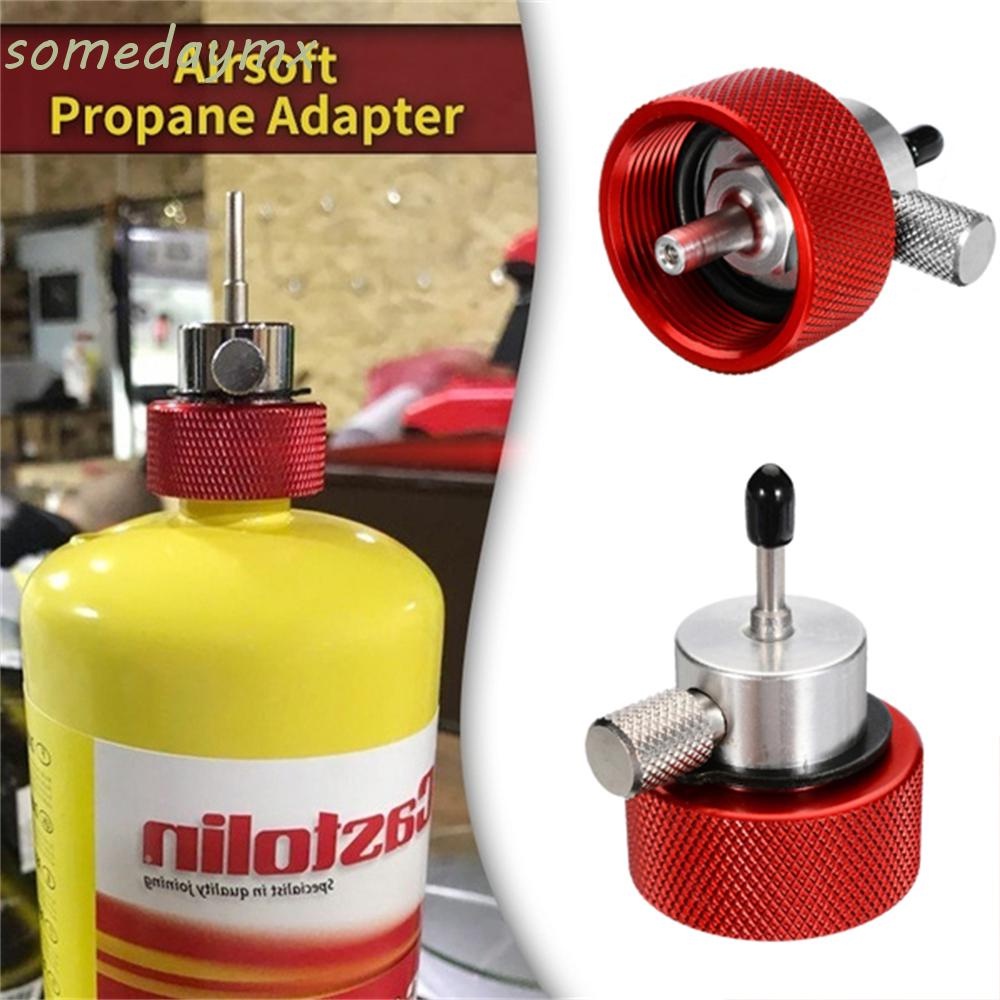 SOMEDAYMX Portable Refill Adapter Hunting Airsoft Propane Gas Refill