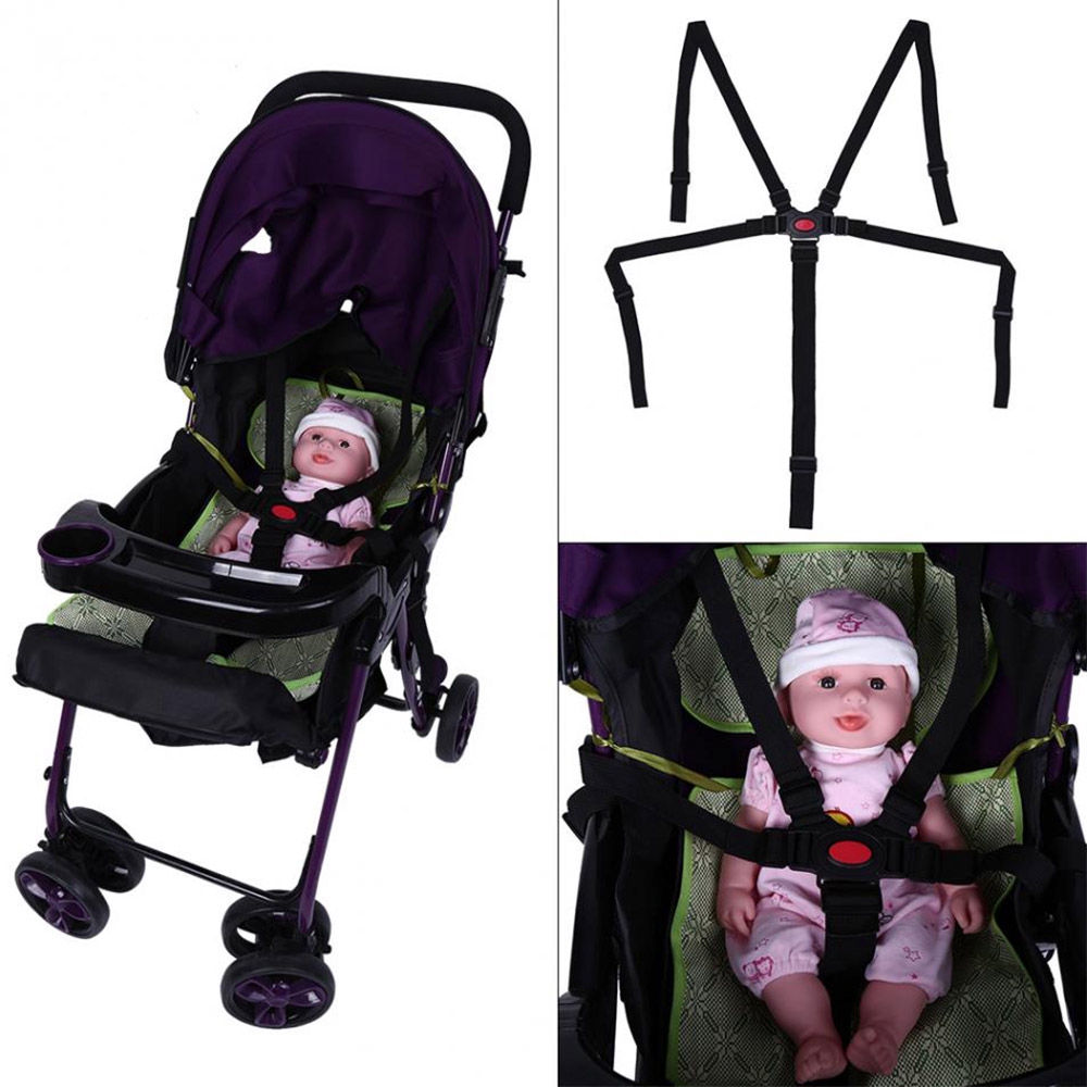 3 point harness stroller