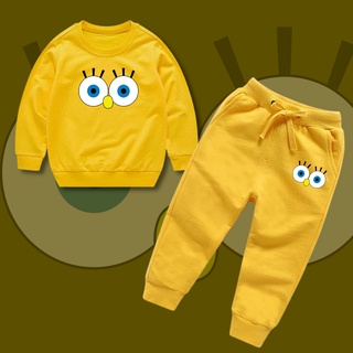 2in1 Terno Spongebob Sweater Pants (0-12 Years Old)