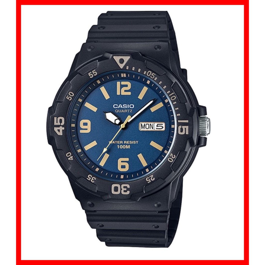 casio diver blue