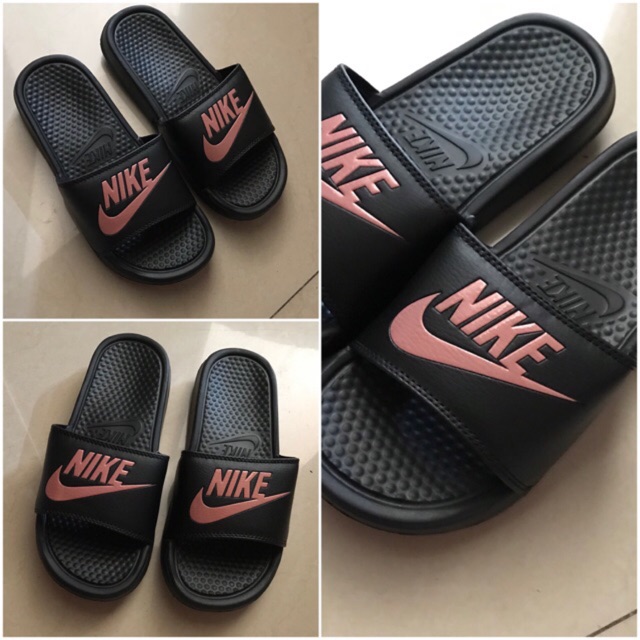 nike slippers couple