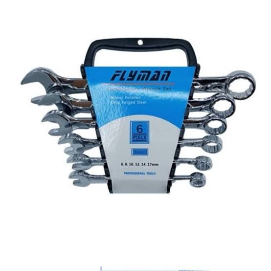 Authentic Flyman 6pcs. Combination Wrench Set (Open & Close) (617mm