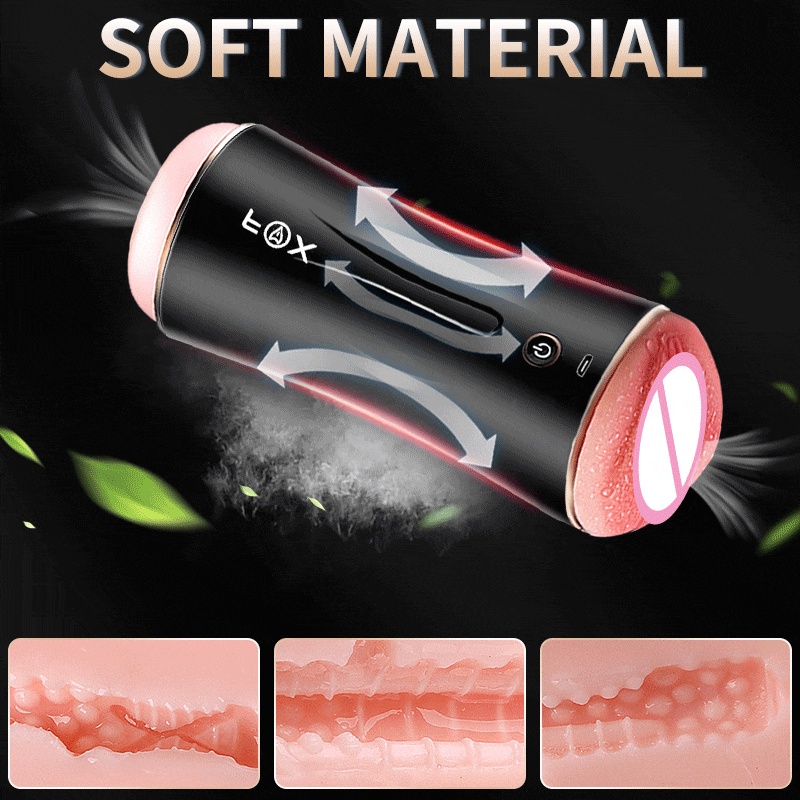 Male Masturbator Dual Channel Anal Vagina Real Pussy Masturbation Cup Porn Sex Machine Male Real Se