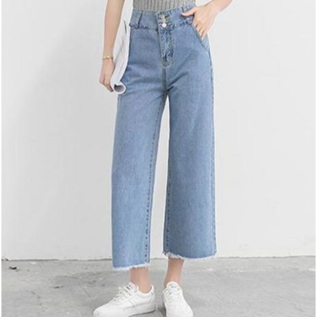 wide high waist jeans
