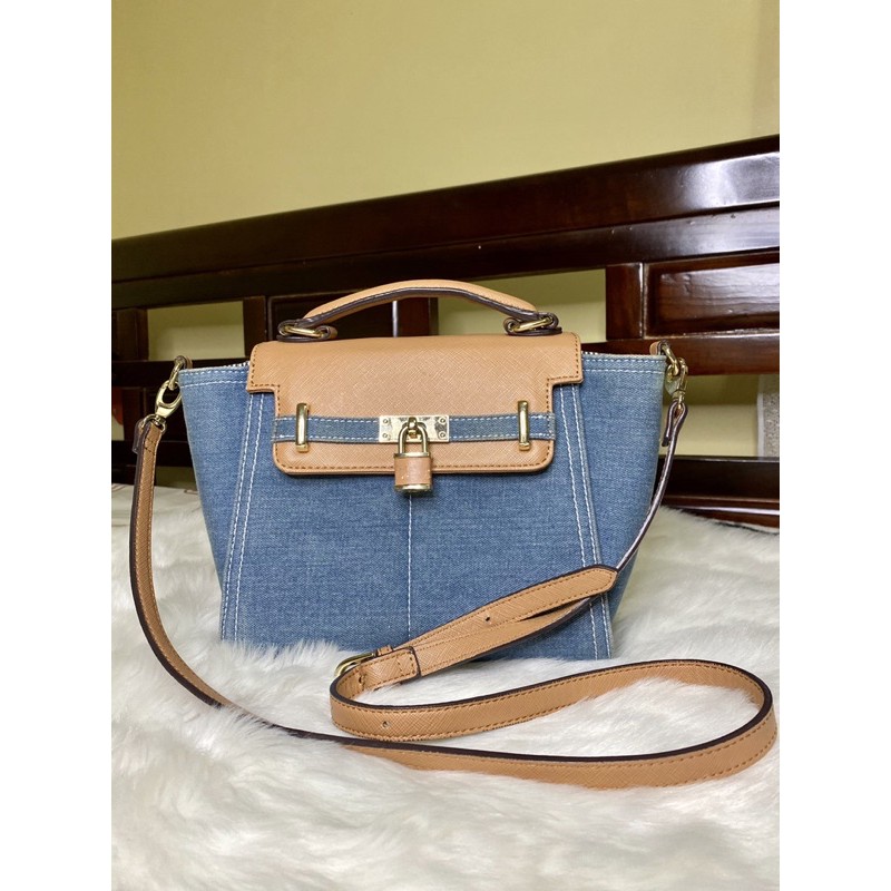 Samantha Vega Denim Sling Bag Original Shopee Philippines