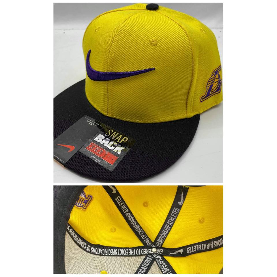 lakers nike cap