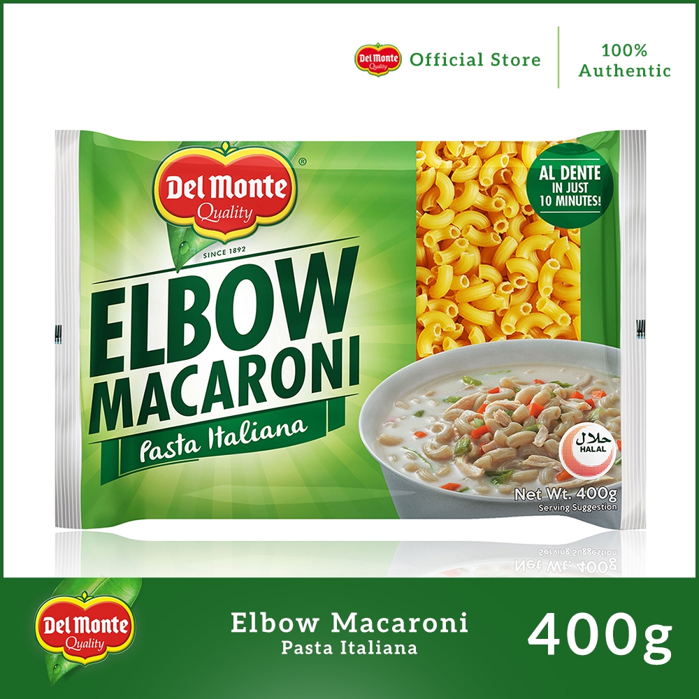 Del Monte Elbow Macaroni 400g Shopee Philippines