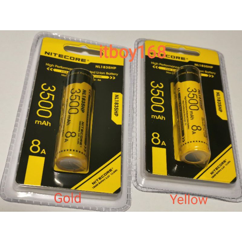 Аккумулятор nitecore nl1835hp