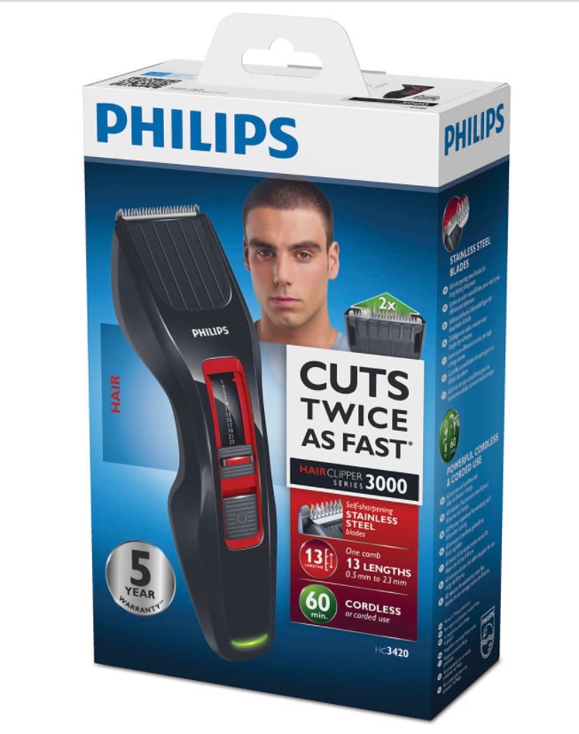 philips hair trimmer 3000
