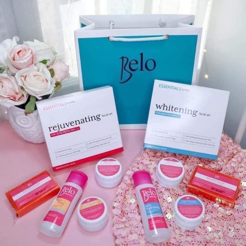 BELO ESSENTIALS Rejuvenating And Whitening Facial Set | Shopee Philippines