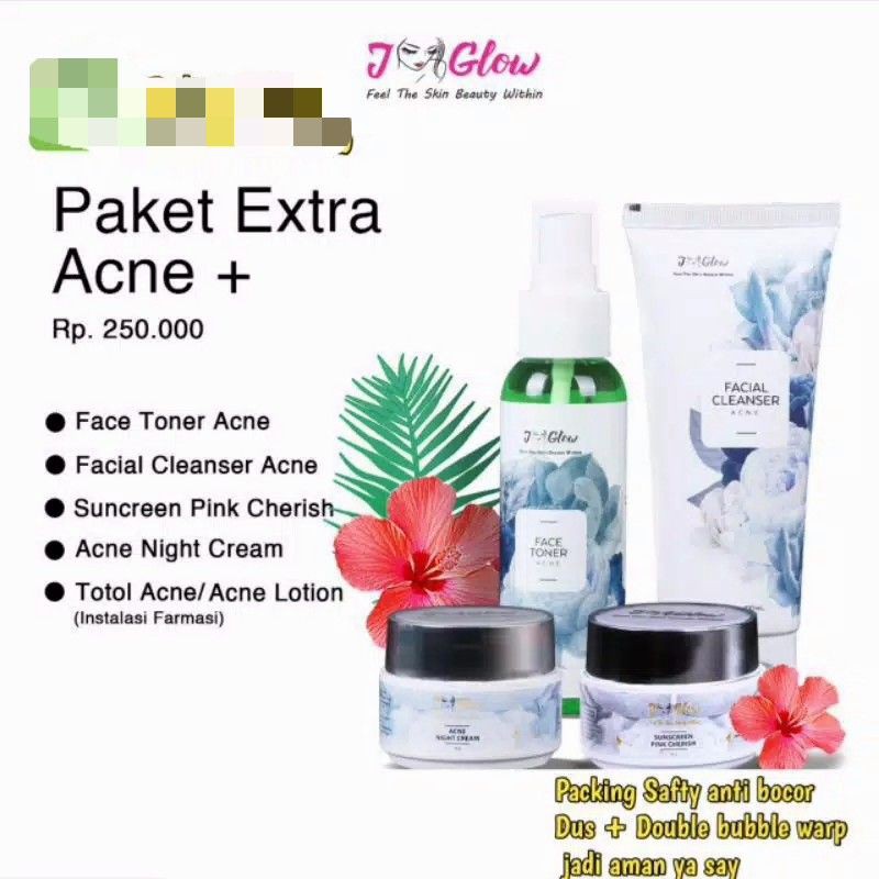 Cream J Glow Acne Sulfur Package New / Brightening Cream / Acne Cream