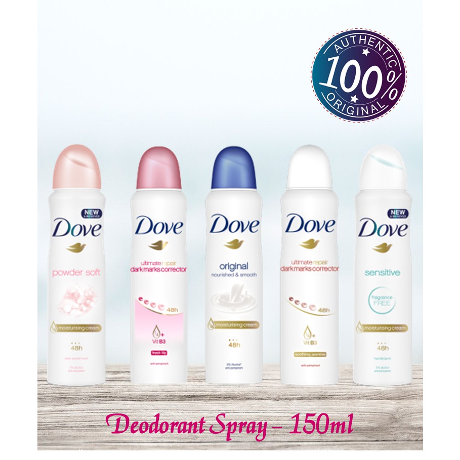 Dove Antiperspirant Deodorant Spray Shopee Philippines