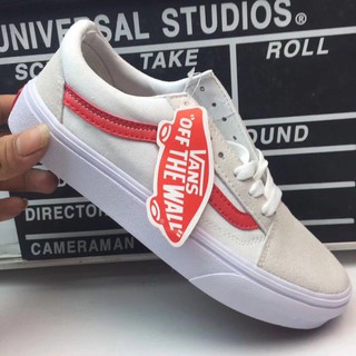 white vans old skool custom