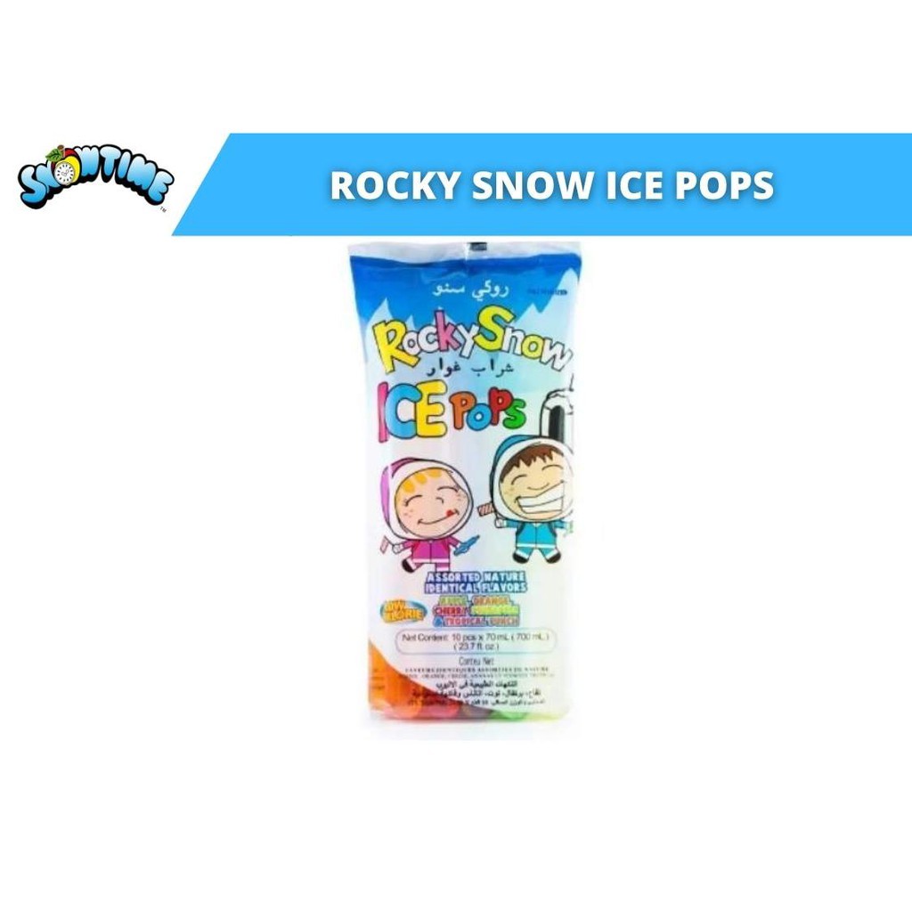 Snowtime Rocky Snow Ice Pops 10pcs X 70ml Shopee Philippines