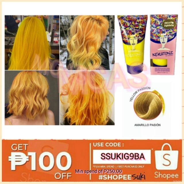 Yellow Passion Hair Color 180ml Ammonia Free Peroxide Free