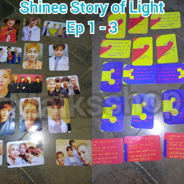 Shinee Story Of Light Ep 1 3 Kpop Gdx750 Photocard Shopee Philippines