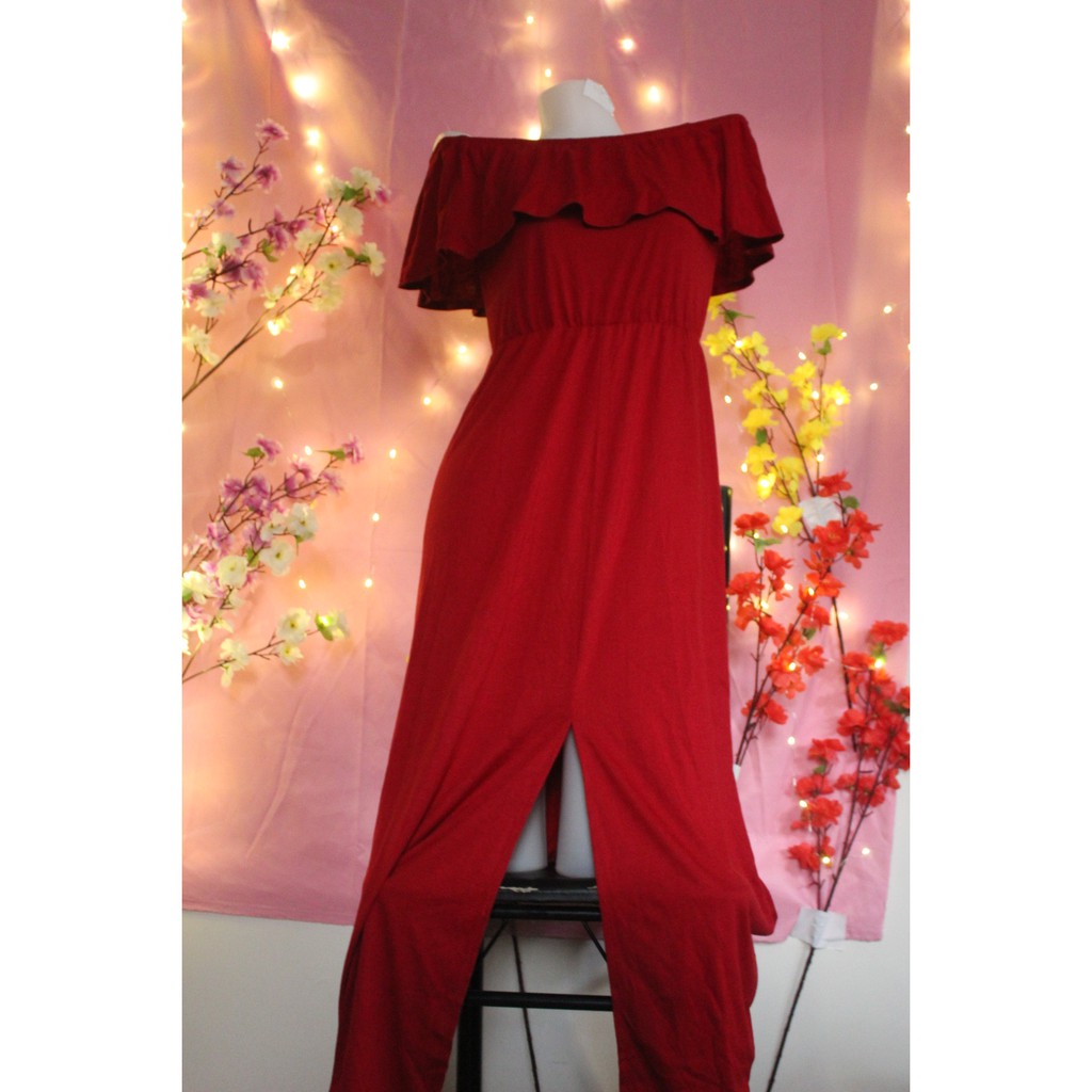 zalora red dress
