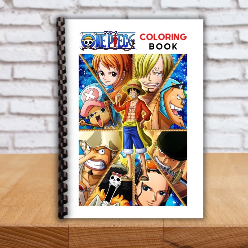 One Piece Anime Coloring Book, Luffy Coloring Book | Shopee Philippines