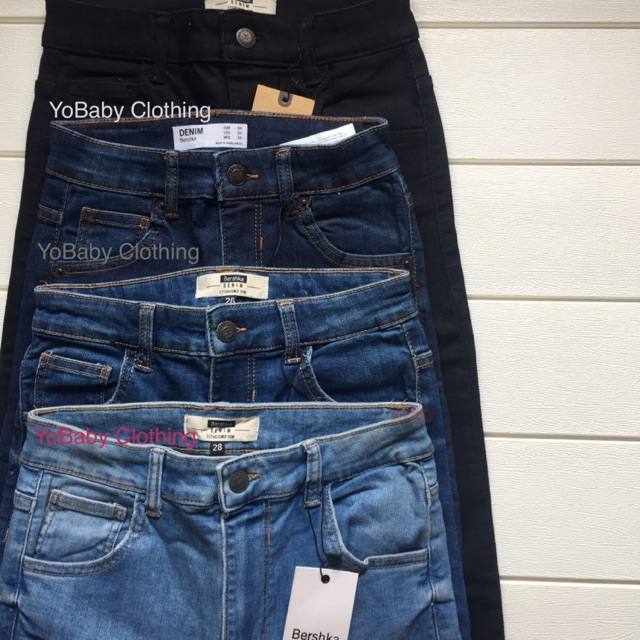 bershka skinny high waist jean