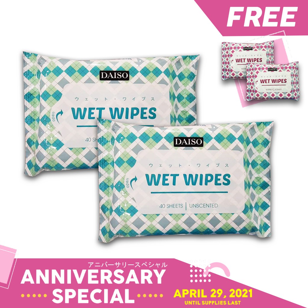 daiso wet floor wipes