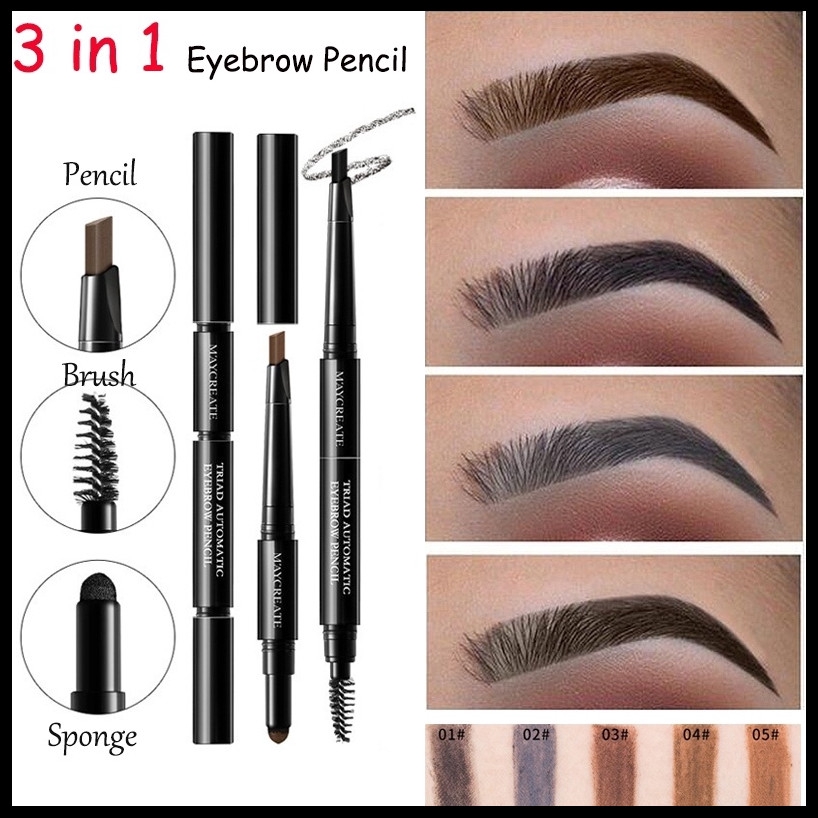 eyebrow pencil with brush