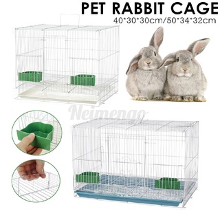 ❀ 2 Size Pet Hamster Rabbit House Folding Cage Guinea Pig Coop Indoor Poultry Cage N6F2