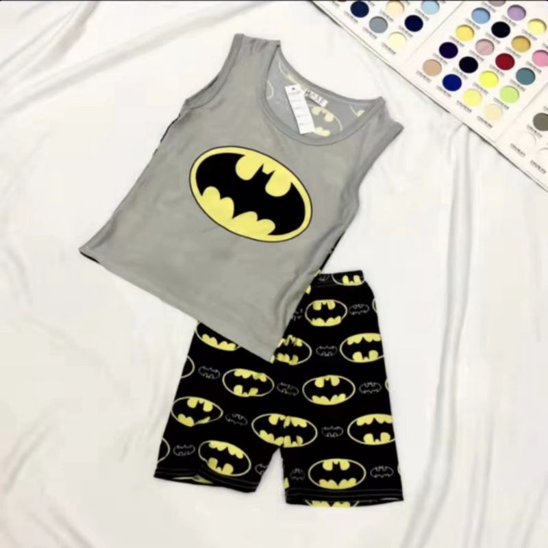 Baby Boy Sando Iconic Short Terno Kids Drifit Basketball Design Cotton Spandex Assorted For Babies