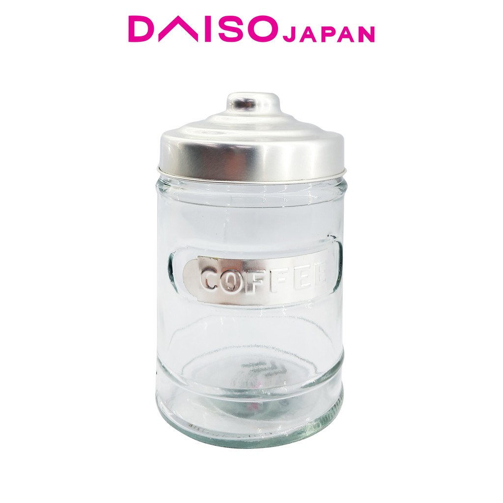 Daiso Glass Jar Coffee Canister 500 ml Shopee Philippines