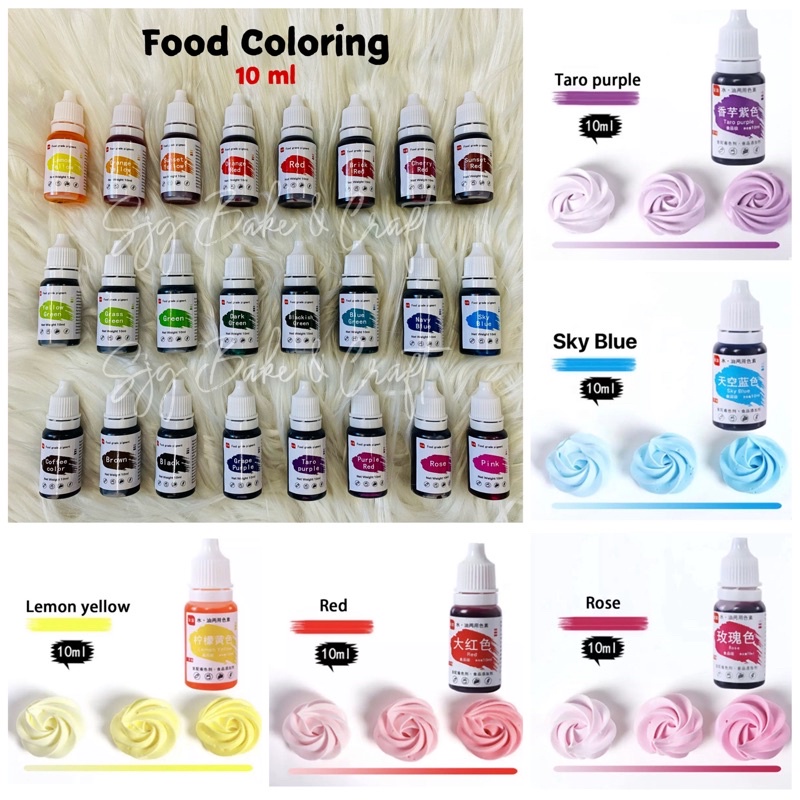 10 ml food coloring food grade liquid coloring | Shopee Philippines