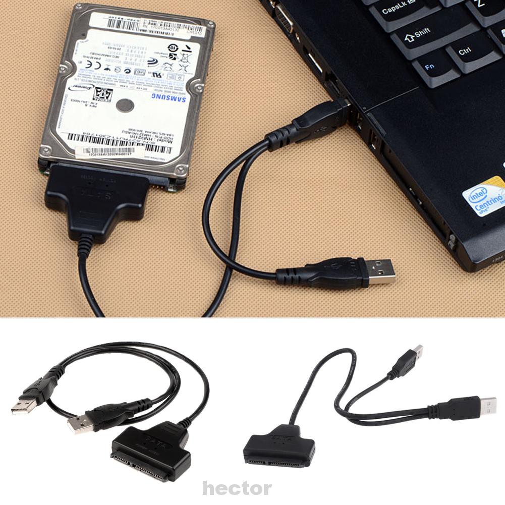 New Usb 2 0 To Sata Hard Drive Hdd 2 5 3 5 Inch Adapter Y Cable Converter Shopee Philippines