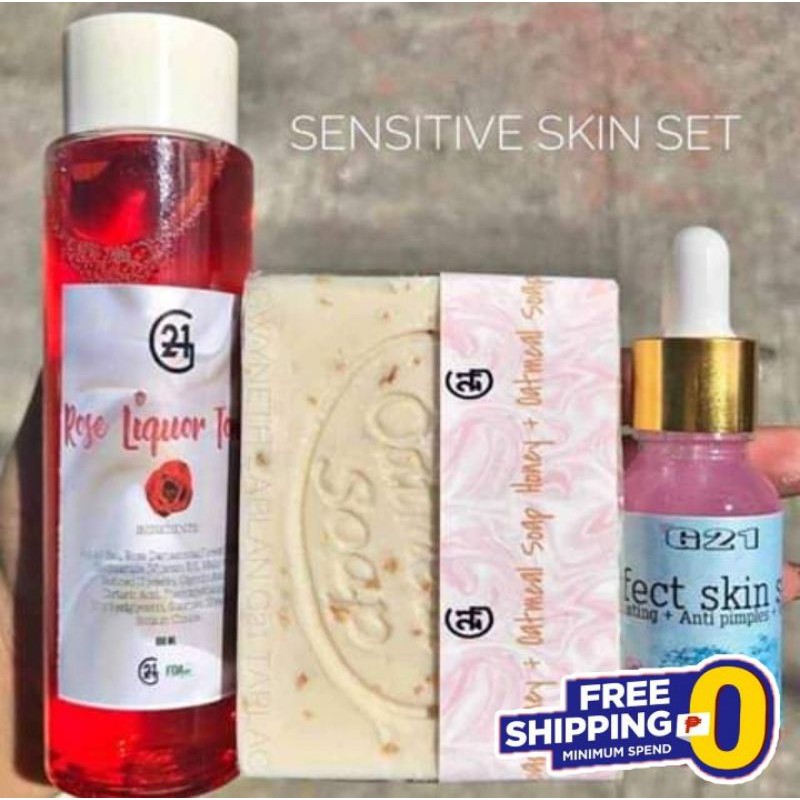 G21 Sensitive Skin Set (with freebie!) | Shopee Philippines